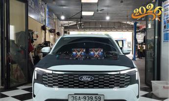 Ford Teritory 2025 nâng cấp bi trợ sáng HcLight TS v3 tại Hoàng Dương Auto