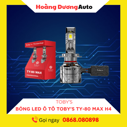 BÓNG LED Ô TÔ TOBY'S TY-80 MAX H4