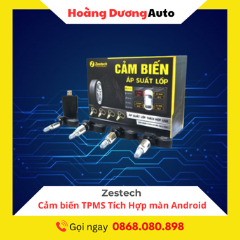 Cảm biến áp suất lốp tích hợp màn hình Android Zestech