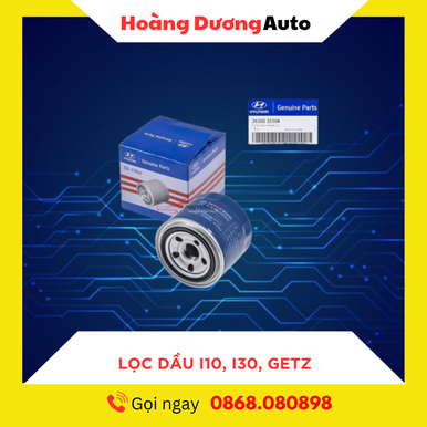 Lọc dầu ô tô Huyndai Getz, I10, I30